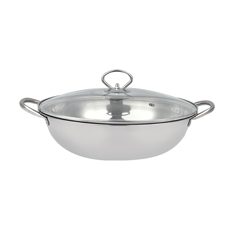 Stainless Steel Flat Bottom Wok Stainless Steel Flat Bottom Wok Mandaue Foam