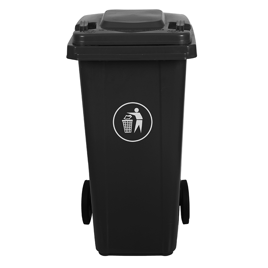Large Outdoor Trash Bin with Wheels 120L Large Outdoor Trash Bin with Wheels 120L Mandaue Foam