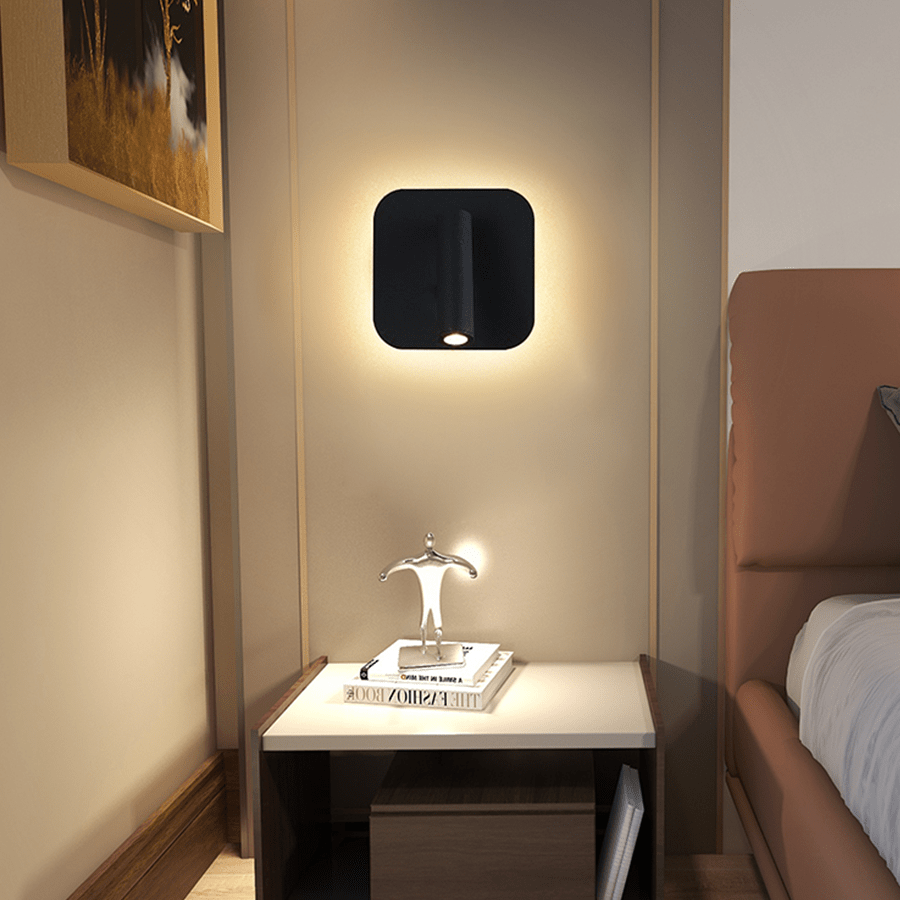 Huje Wall Spotlight Huje Wall Spotlight Black Mandaue Foam