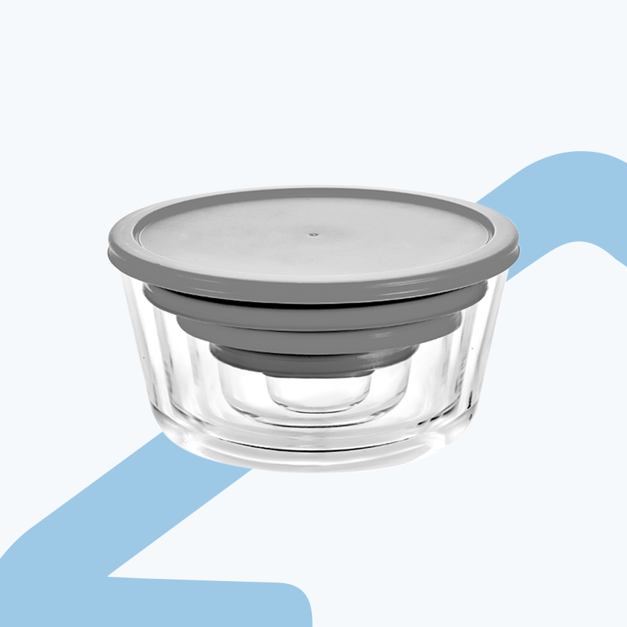 Rostov Glass Bowl with Lid