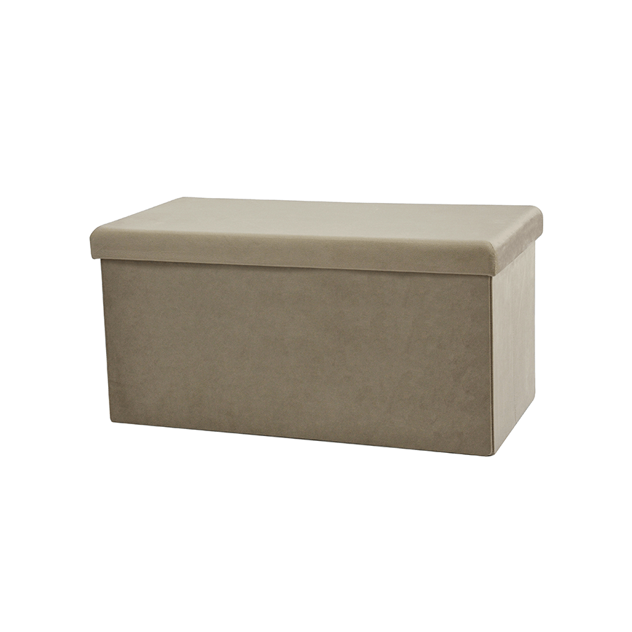 MORE DARIO OPTIONS Dario Folding Storage Bench Dario Folding Storage Bench Dark Beige Mandaue Foam