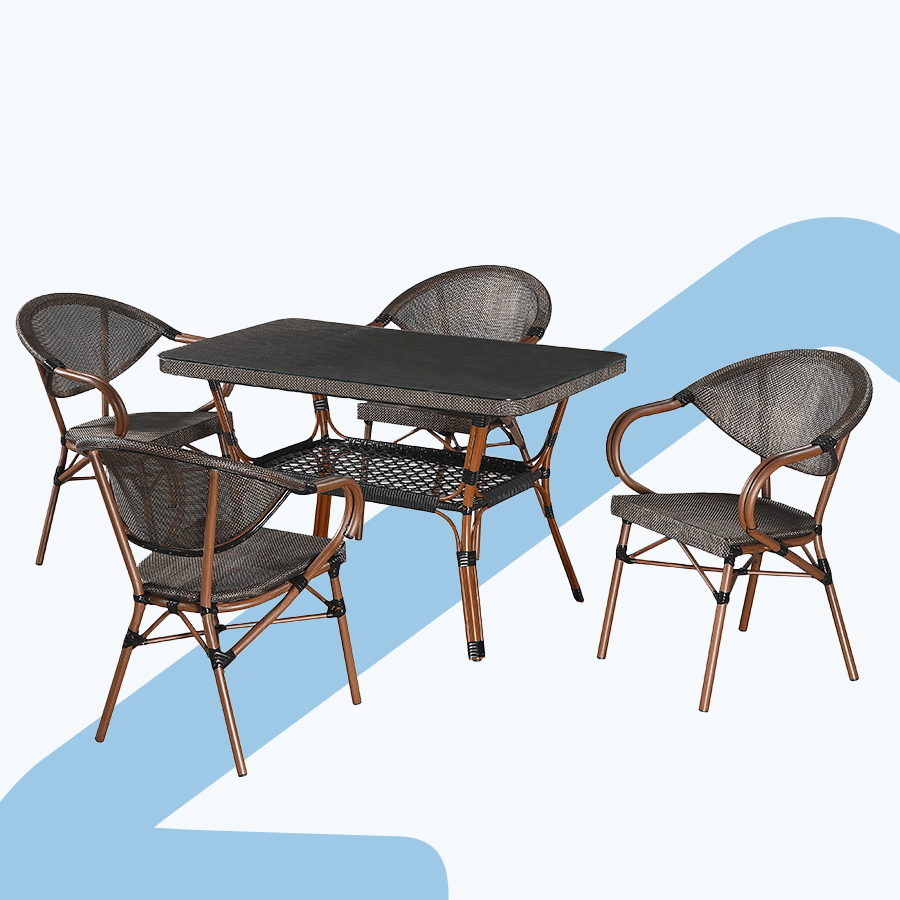 Kairi 4 Seater Outdoor Dining Set