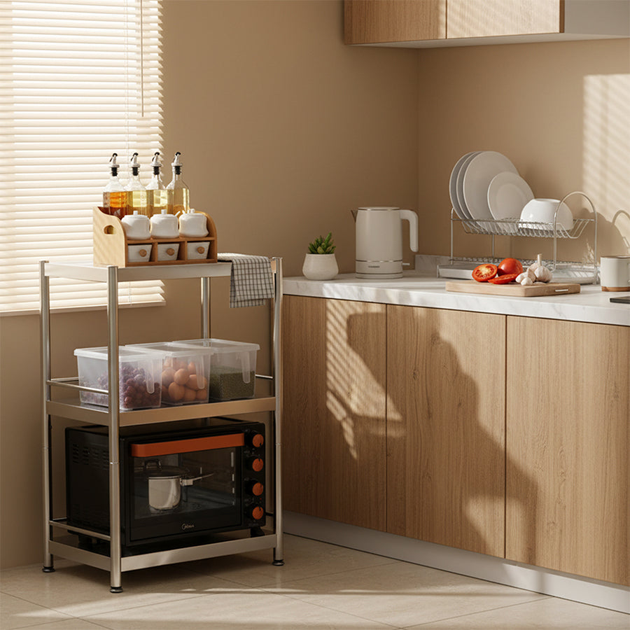 Weston 60 SS 3 Tier Metal Rack