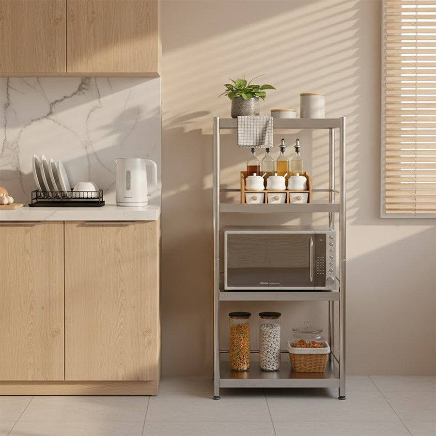 Weston 60 SS 4 Tier Metal Rack