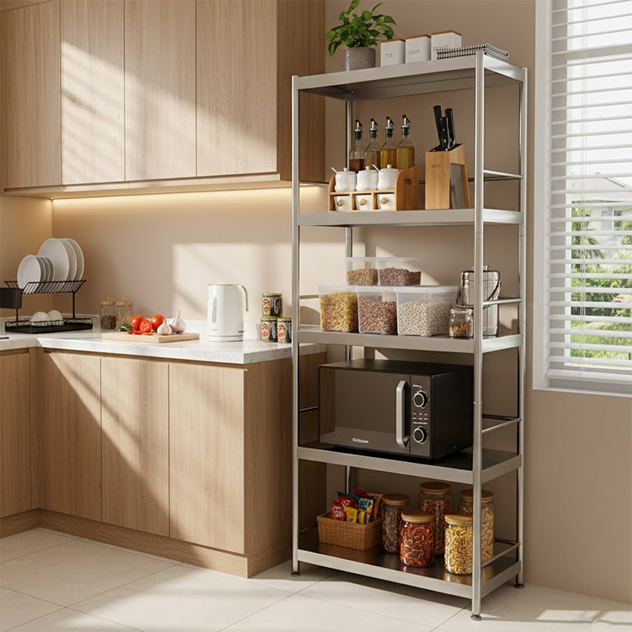 Weston 80 SS 5 Tier Metal Rack