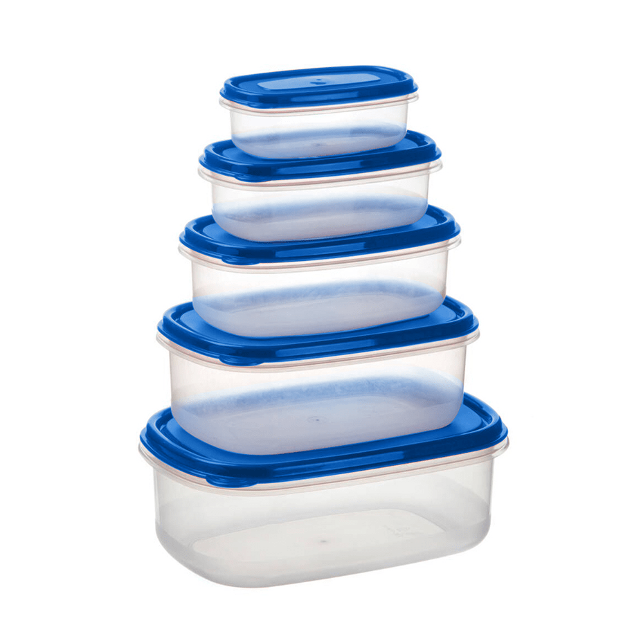 MORE DREI OPTIONS Drei Plastic Food Container 5pc Set Drei Plastic Food Container 5pc Set Mandaue Foam