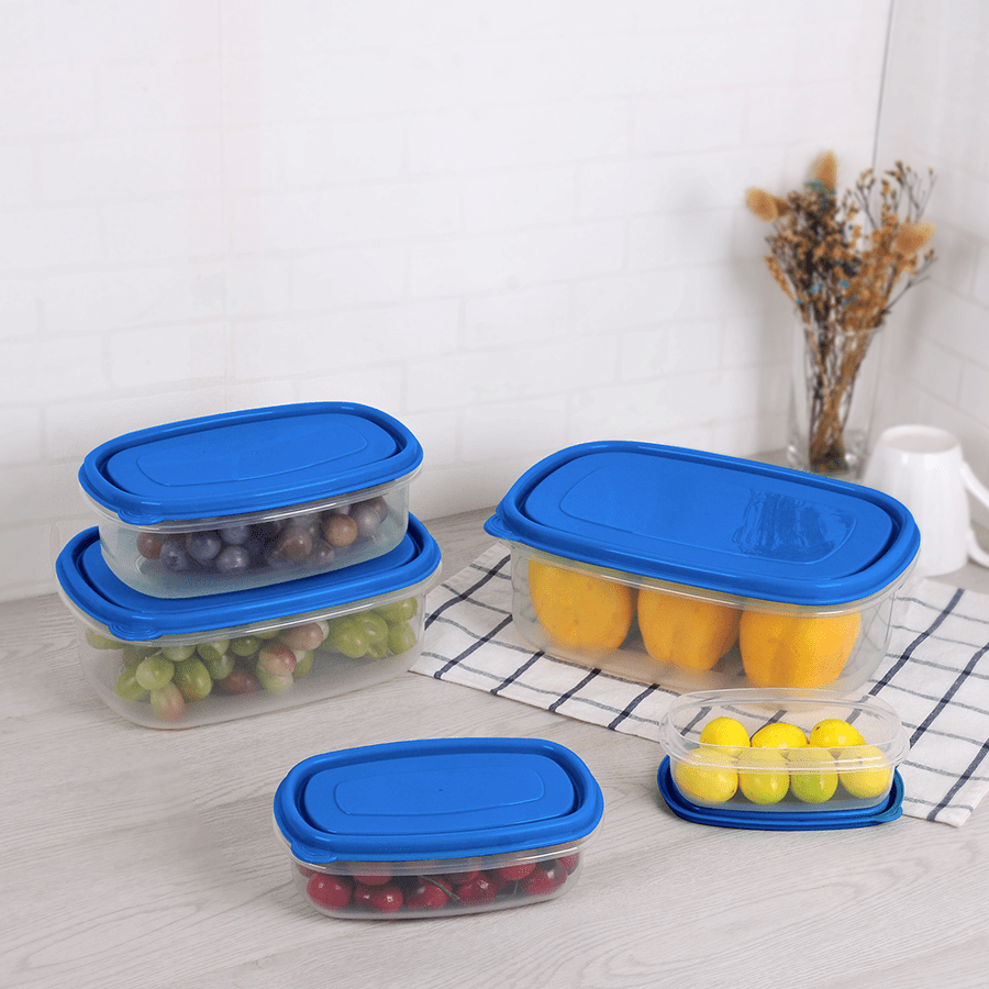 MORE DREI OPTIONS Drei Plastic Food Container 5pc Set Drei Plastic Food Container 5pc Set Mandaue Foam