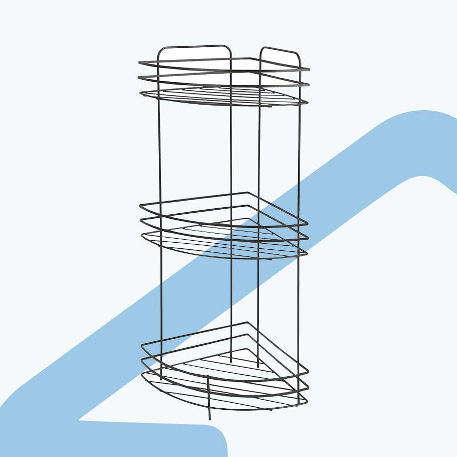 Vance Corner Shelf 3 Layer