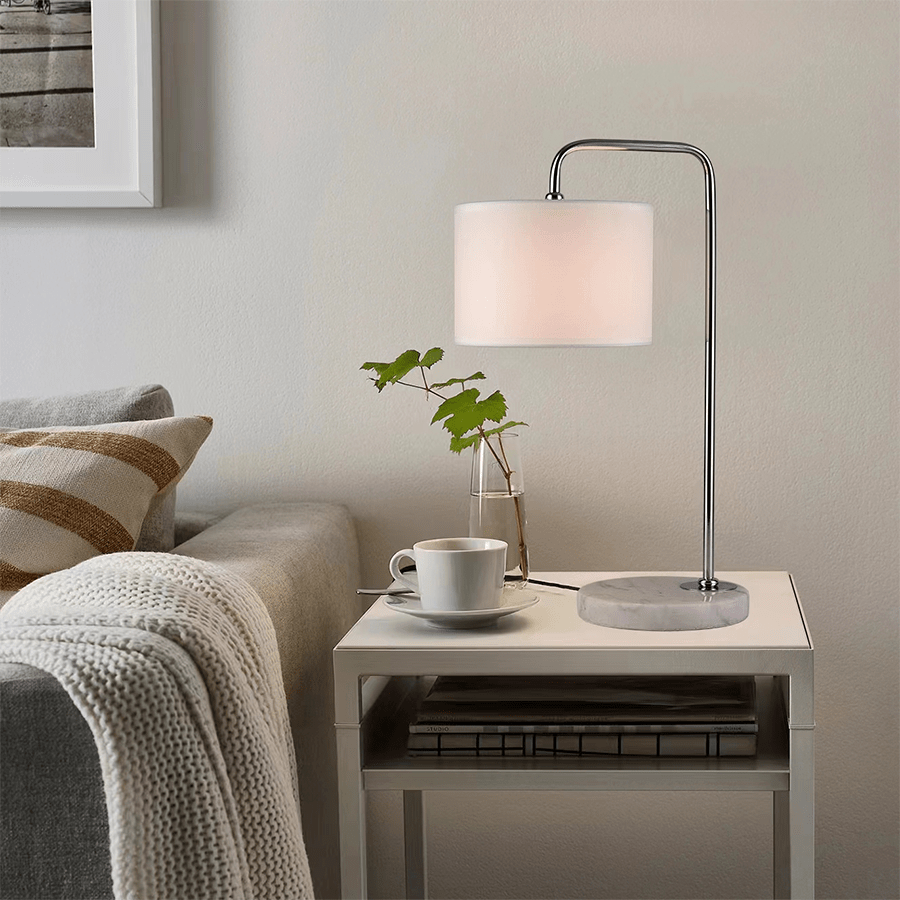 Yette Chrome Table Lamp