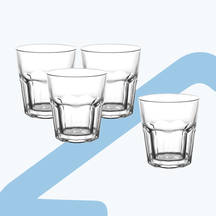 Rigo Drinking Glass 4pc Set - 10oz