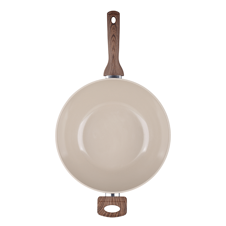 Cole Ceramic Non-stick Wok with Lid Cole Ceramic Non-stick Wok with Lid Mandaue Foam