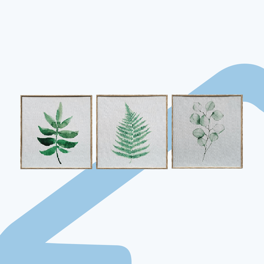 Rhet Set of 3 Canvas Wall Art