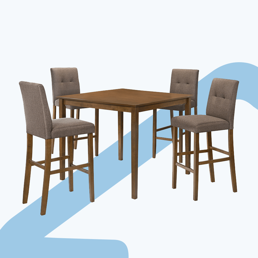 Kieran + Ayla 4 Seater Pub Dining Set