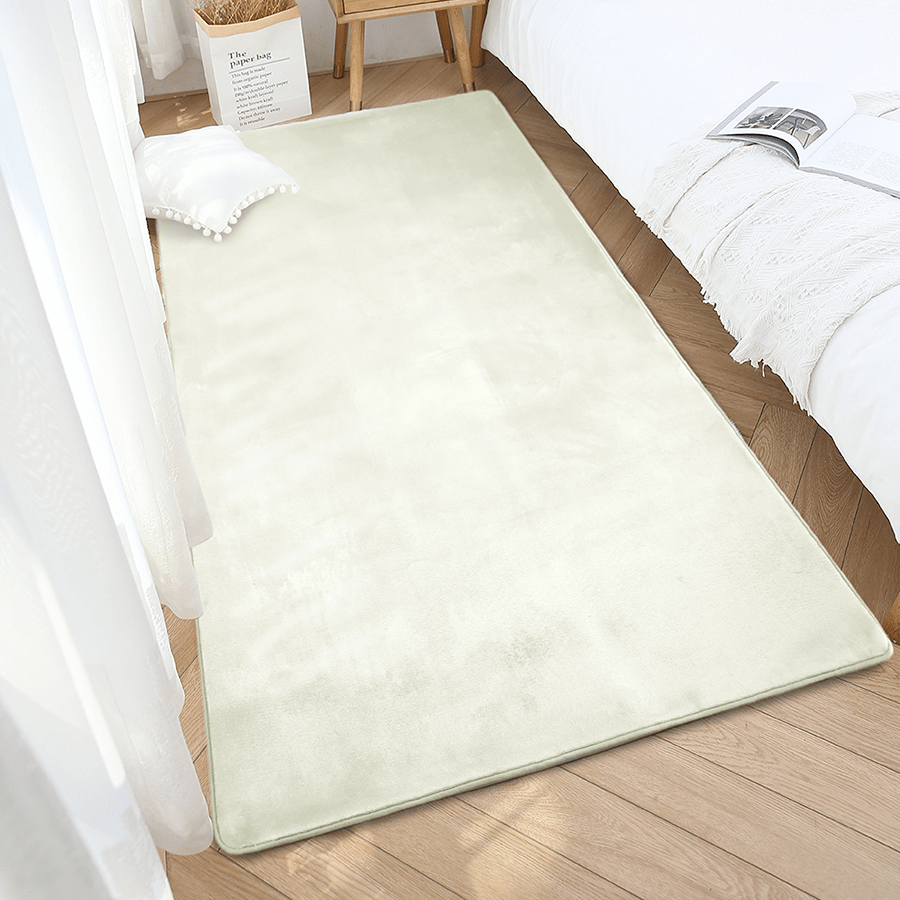Sira Cream Flannel Rug