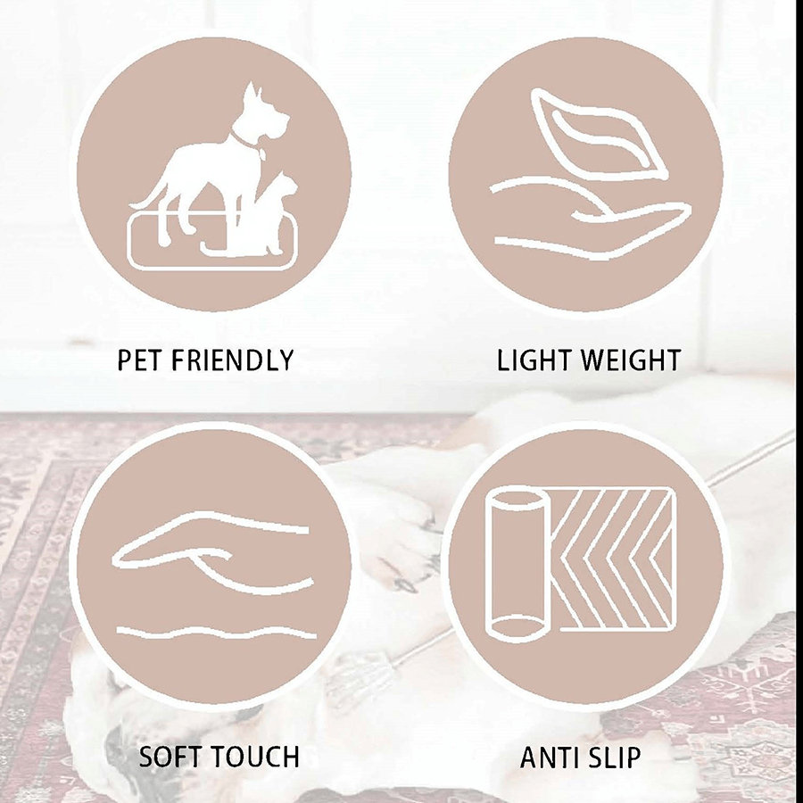 Sigal Two-toned Faux Fur Rug