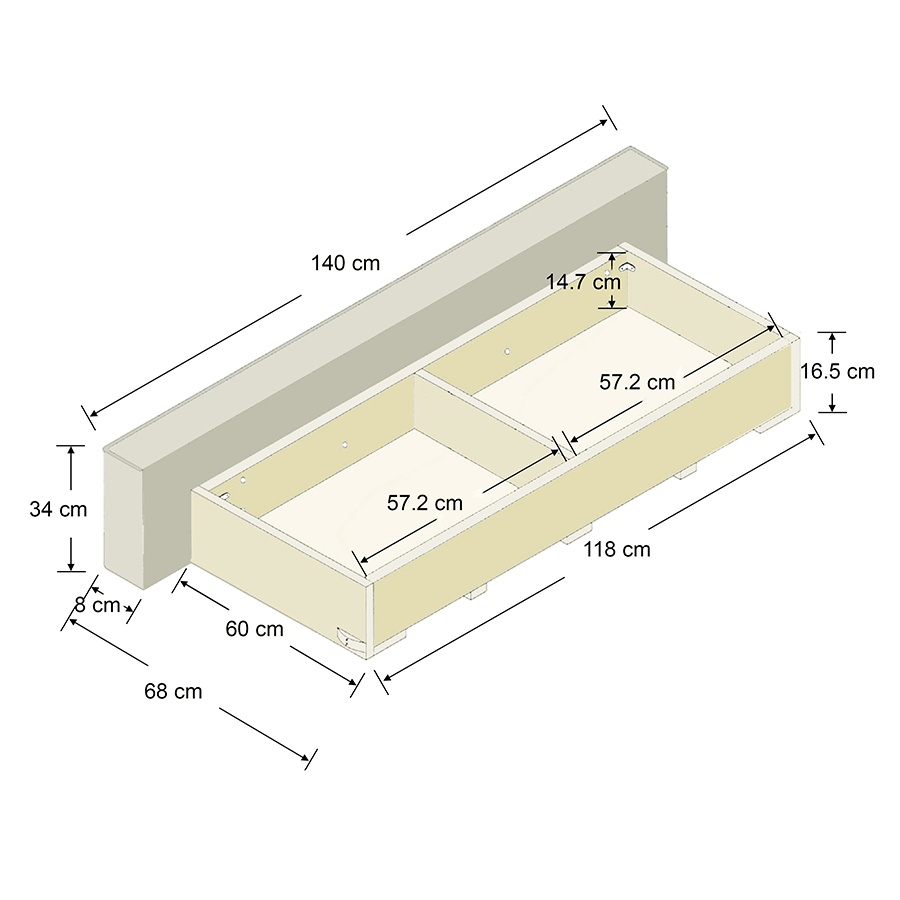 #size_Semi-Double Bed 48x75 inches