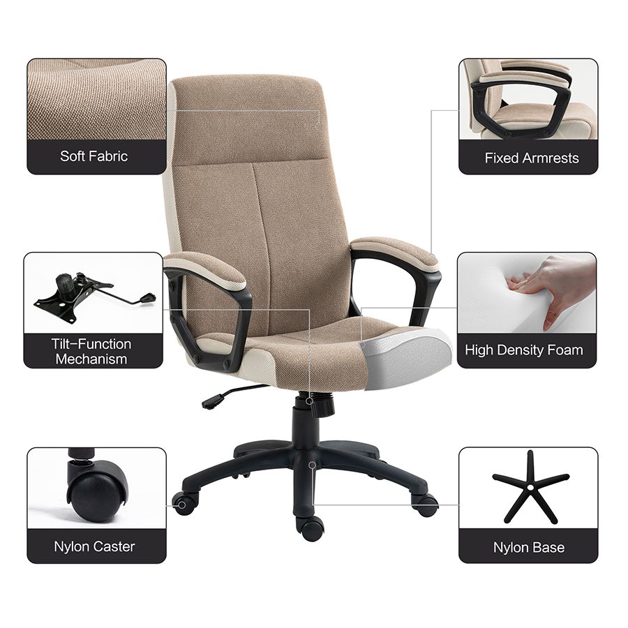 Llamar High Back Office Chair