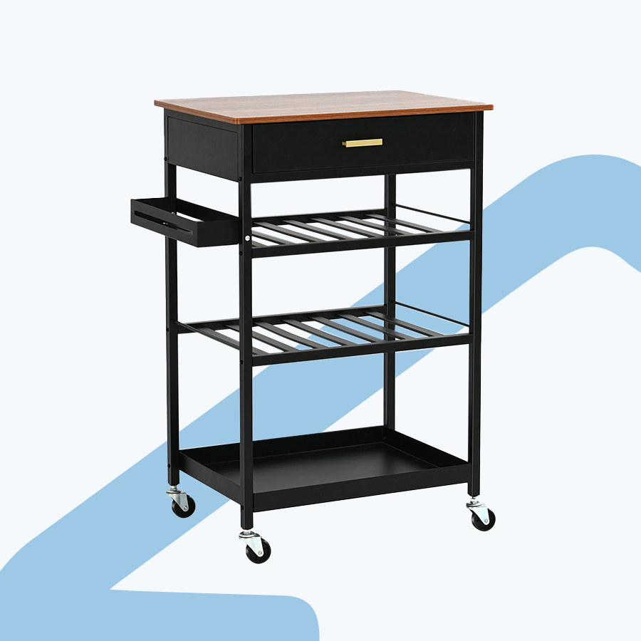 Jerrico Kitchen Island on Wheels