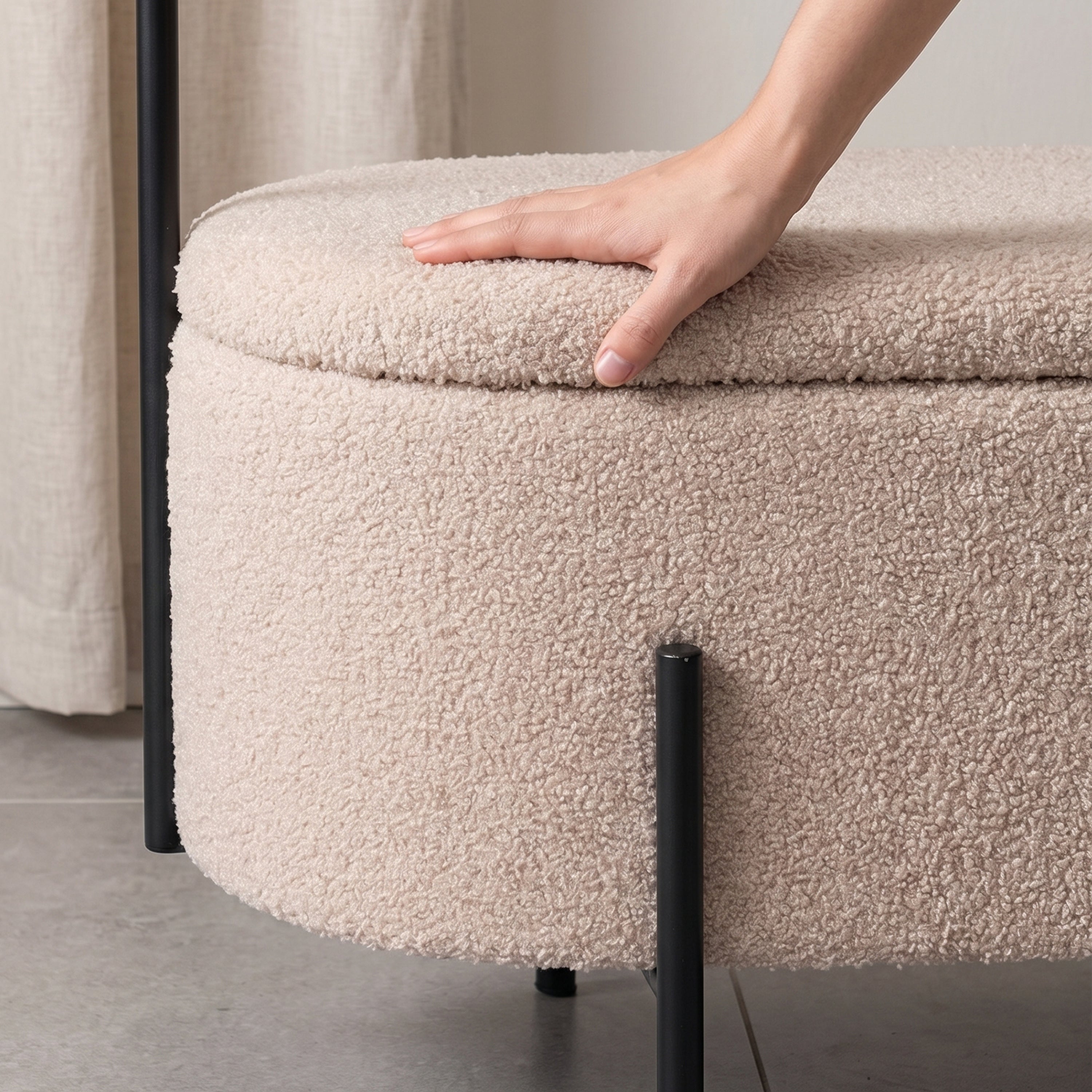Pria Bench with Table & Storage
