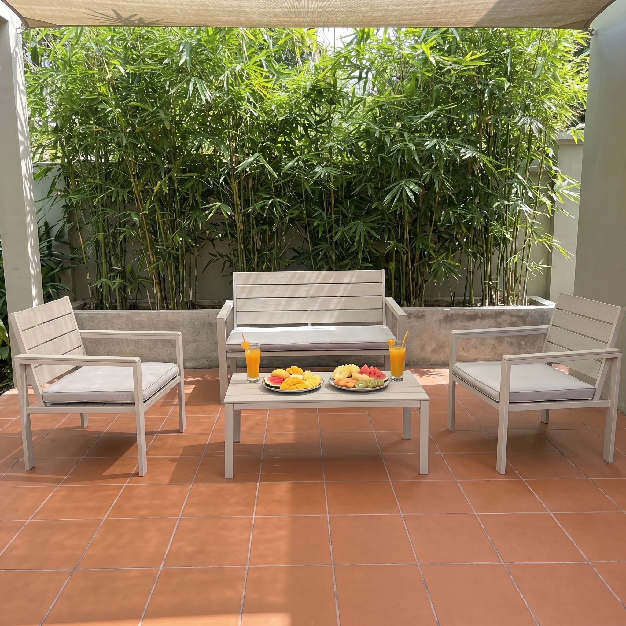Monro Outdoor Living Sofa Set