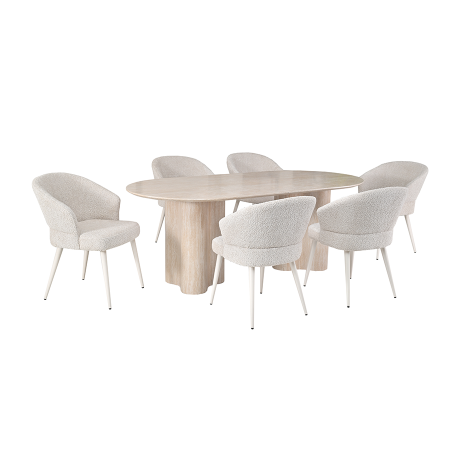 Olivia 6 Seater Dining Set