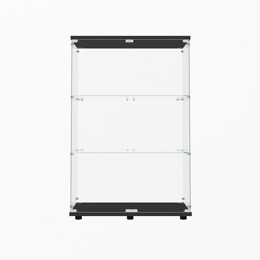 Serris 3 Tier 2 Door Glass Cabinet