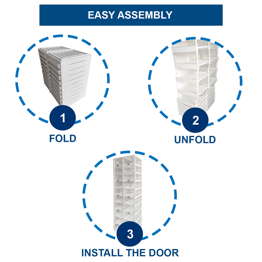 Collins 10 Layer 20 Box Shoe Organizer