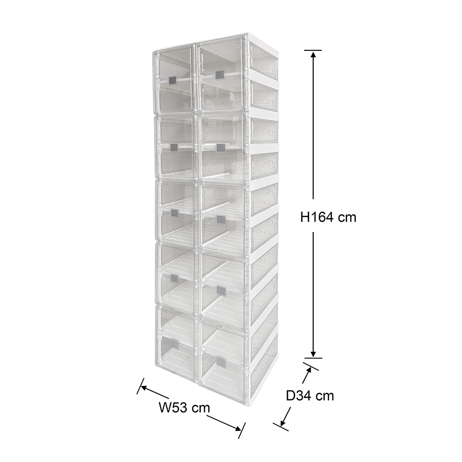 Collins 10 Layer 20 Box Shoe Organizer