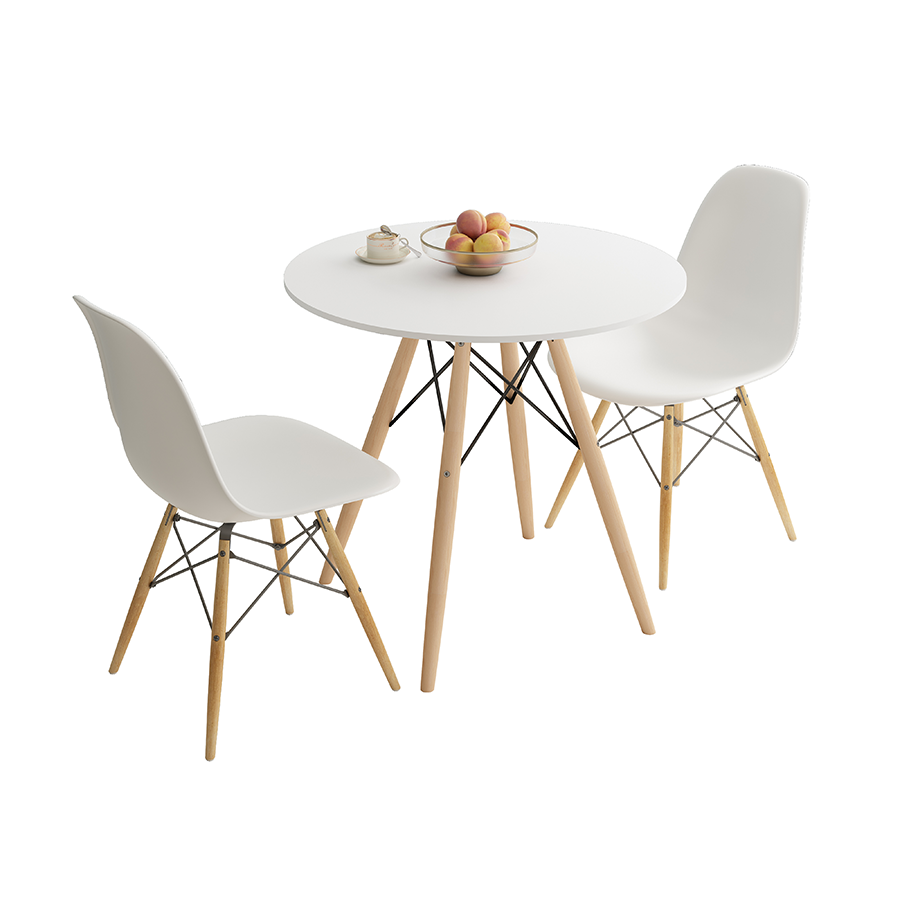 Clarisse 2 Seater Round Dining Set