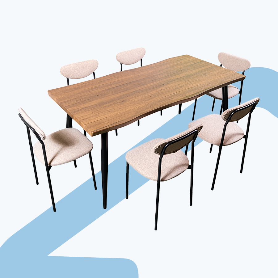 Denise 6 Seater Dining Set