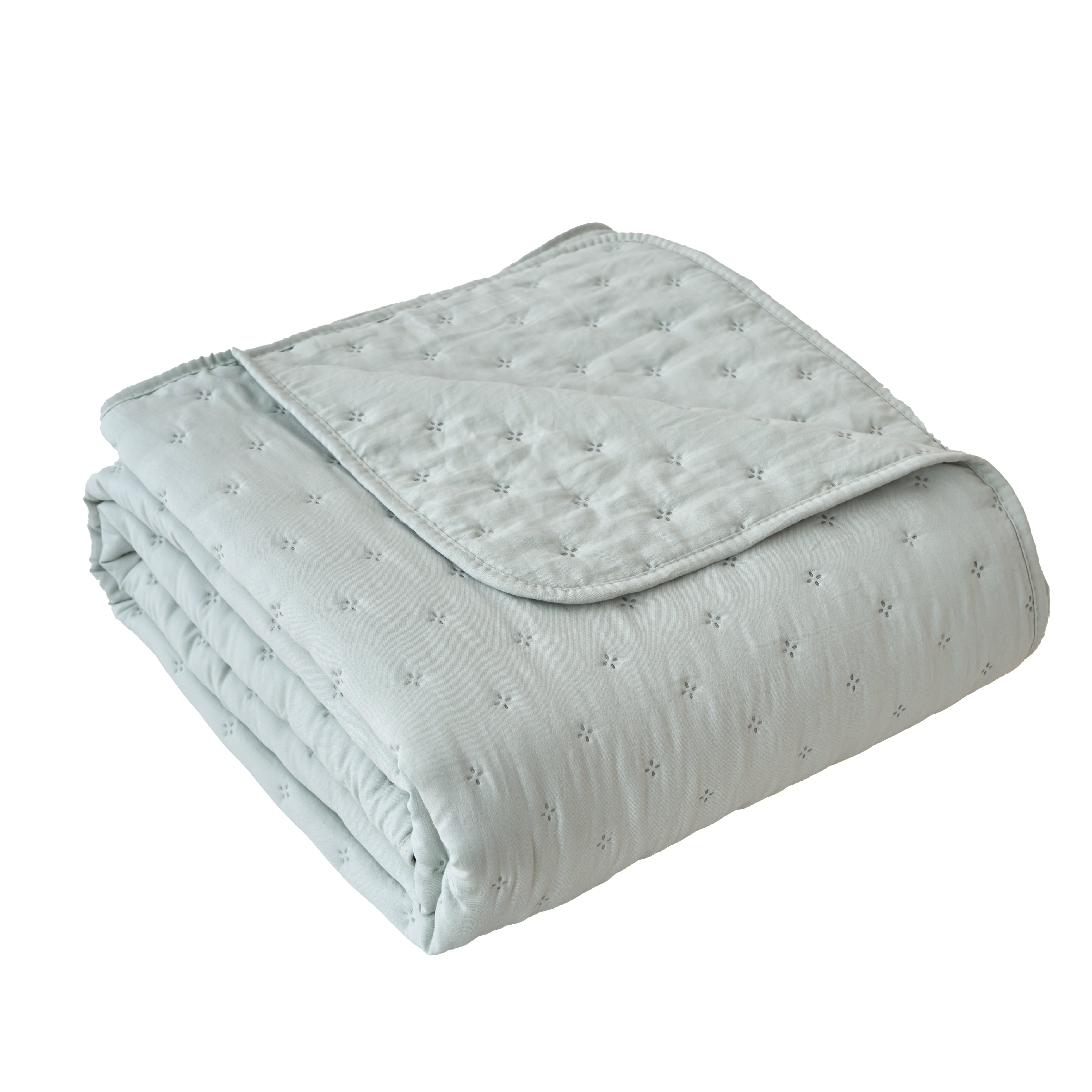 Holly Bedspread - Green
