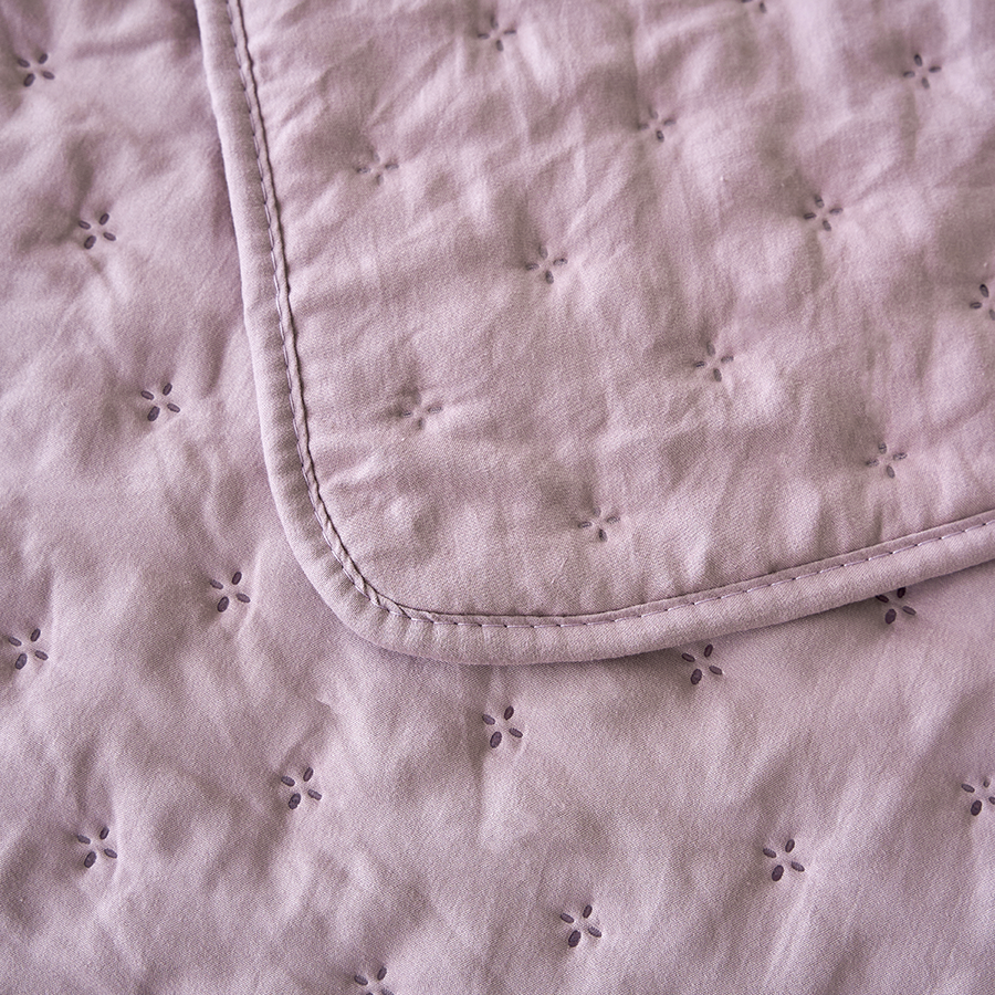 Holly Bedspread - Purple