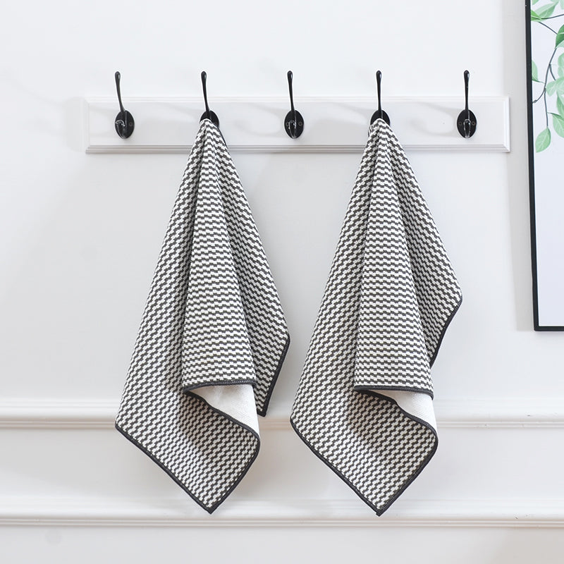 Stripe Microfiber Cleaning Towel