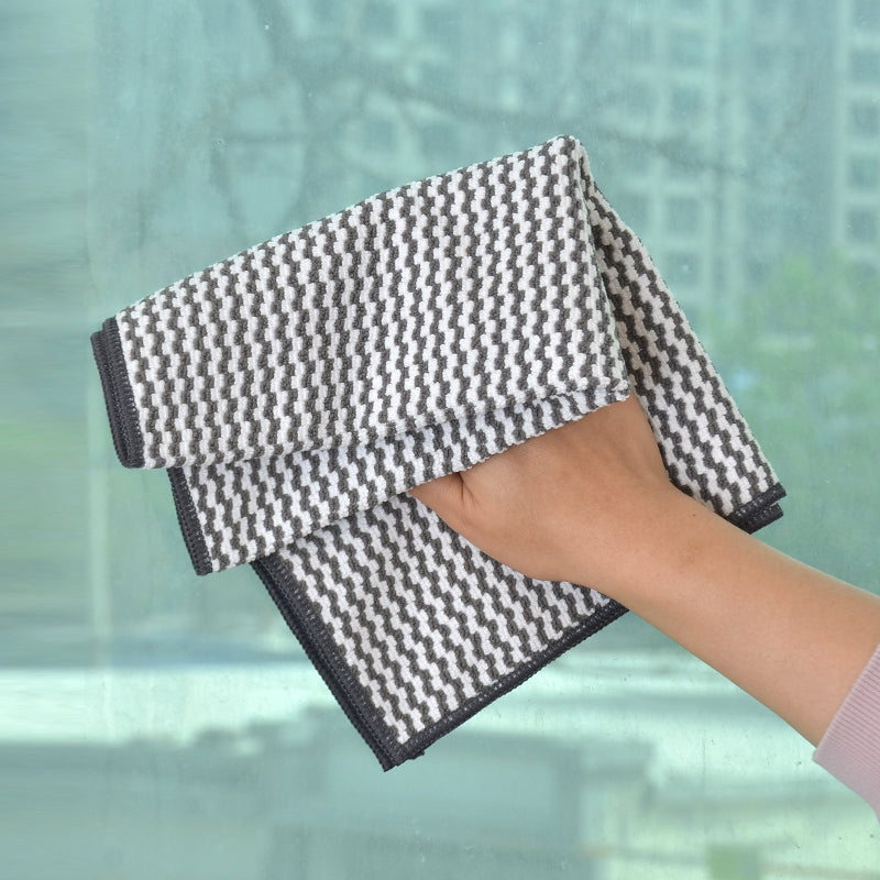 Stripe Microfiber Cleaning Towel