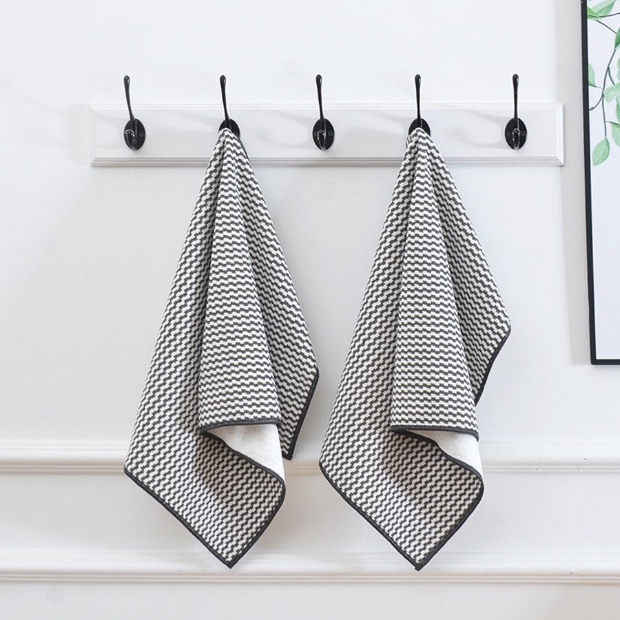 Stripe Microfiber Cleaning Towel