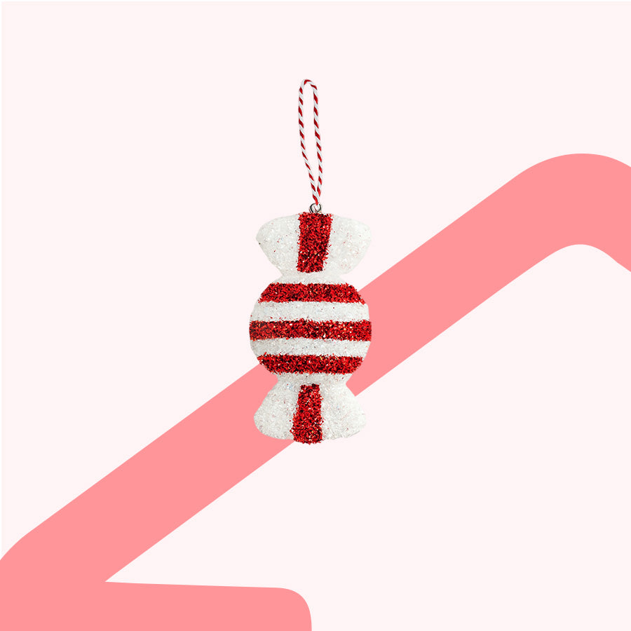 Candy Round Hanging Ornament 14cm