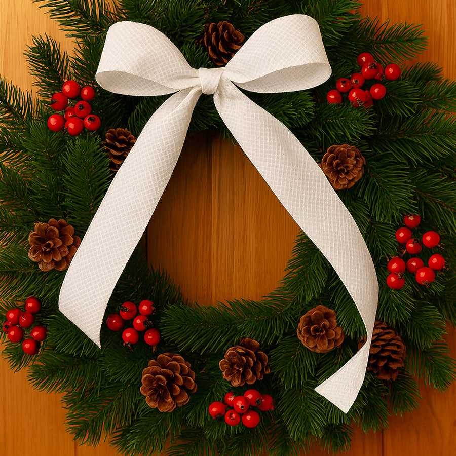 Winter Ribbon White