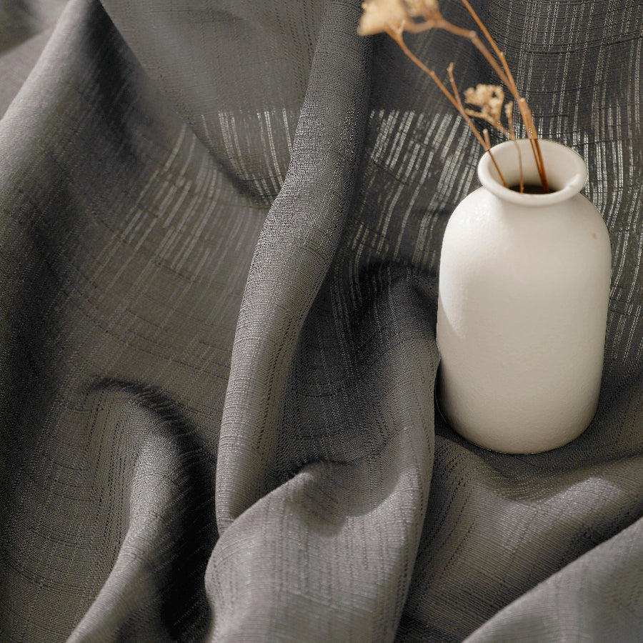 Benno Plain & Printed Set of 5 Curtains