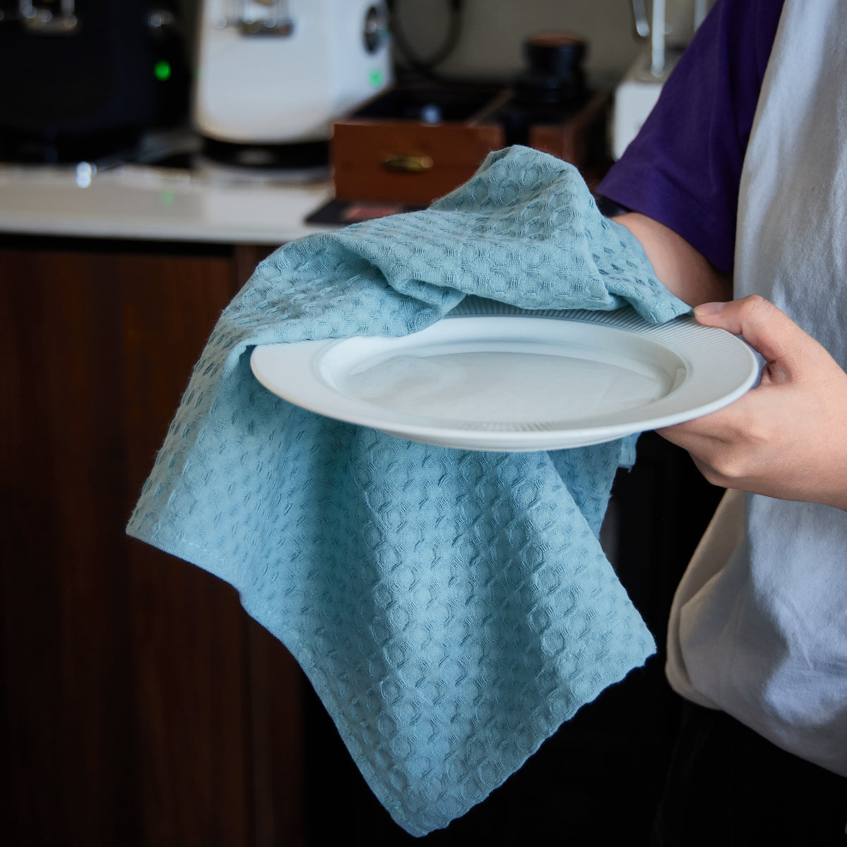 Alie Kitchen Towel 2pc Set - Blue