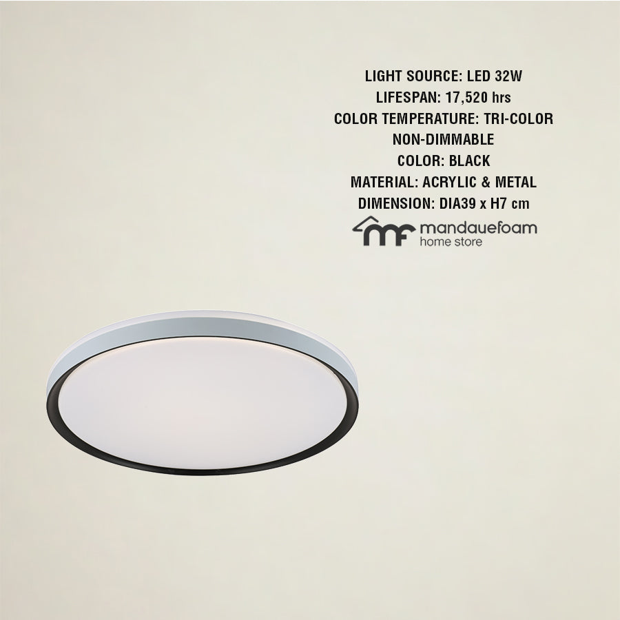 Grith Tri-Color Flushmount Light -39cm
