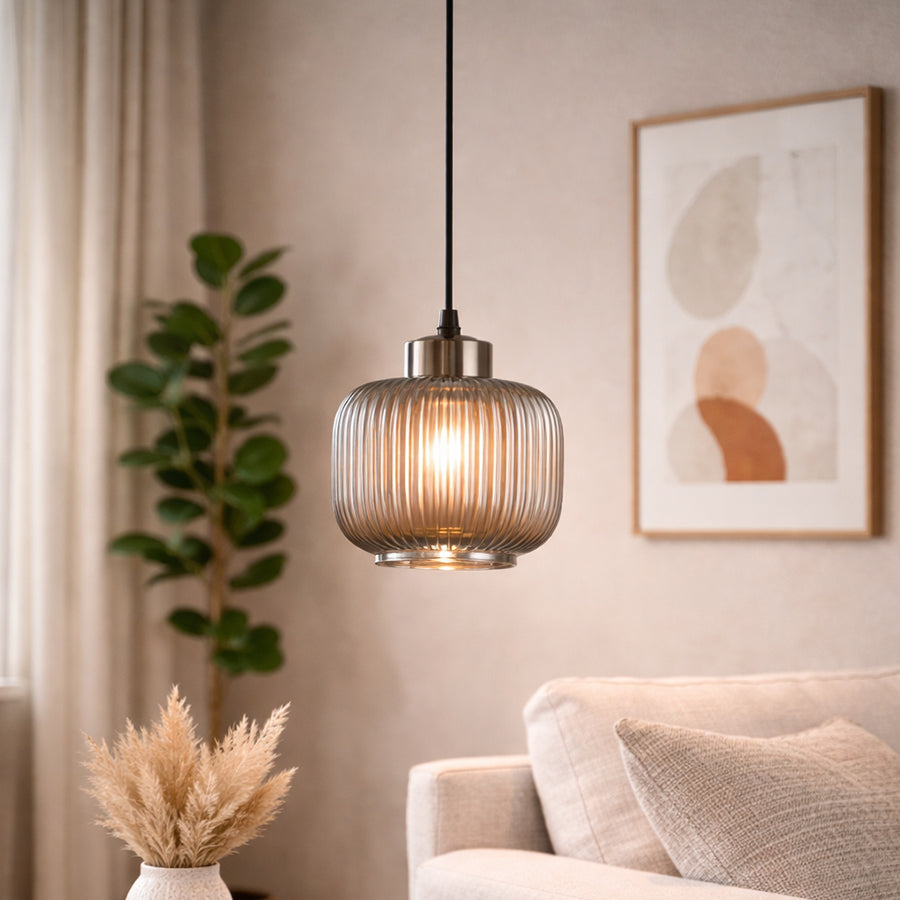 Garrin Glass Pendant Light - 15cm