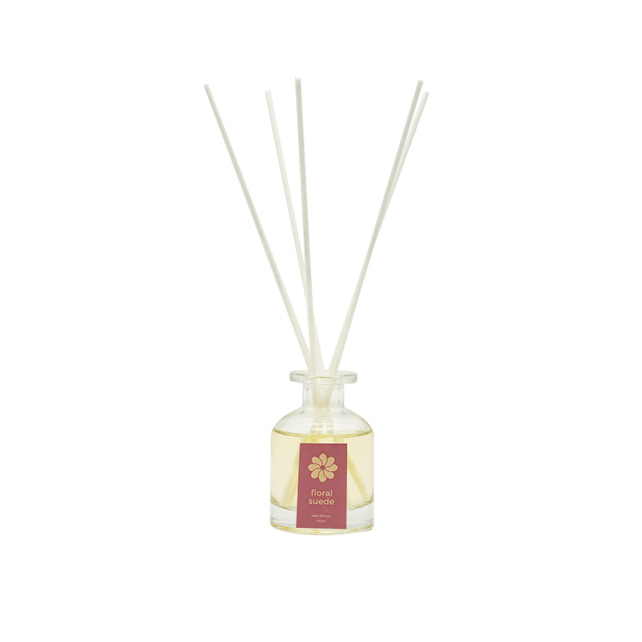 Reed Diffuser 100ml - Floral Suede