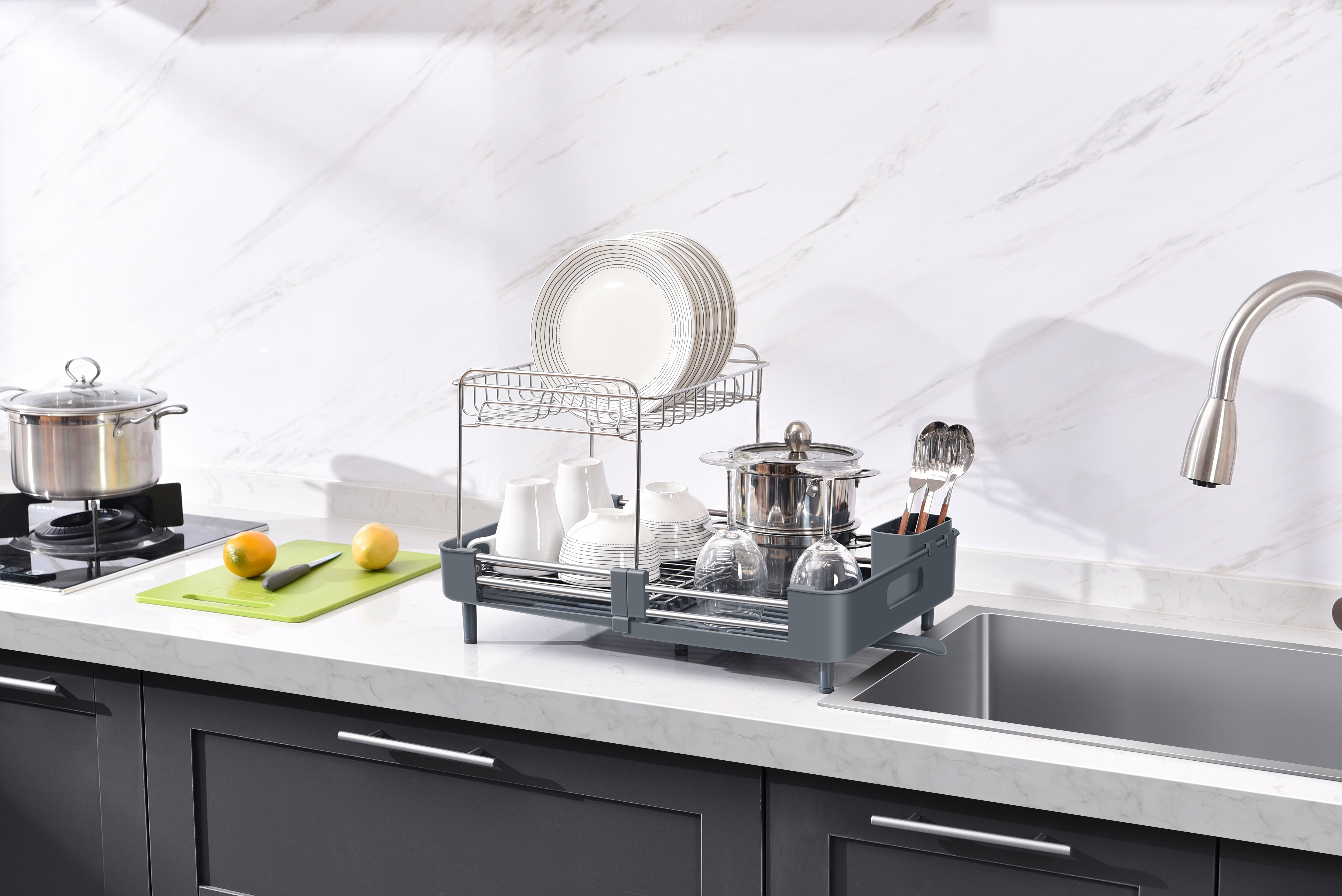 Parker Extendable Dish Drying Rack