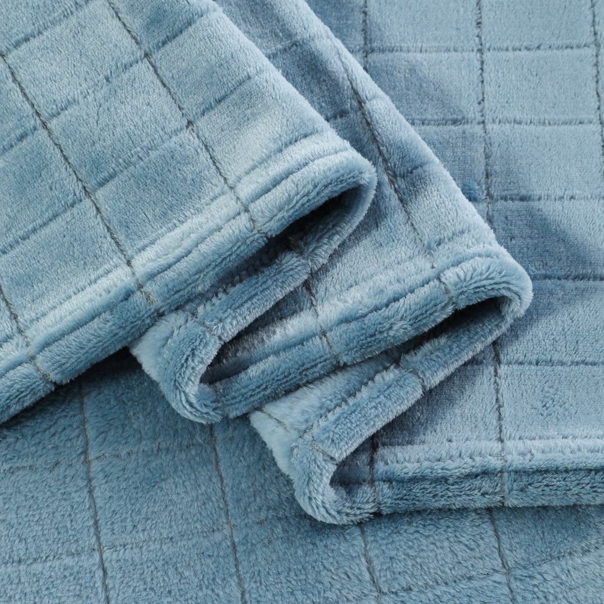 Cami Flannel Blanket Blue