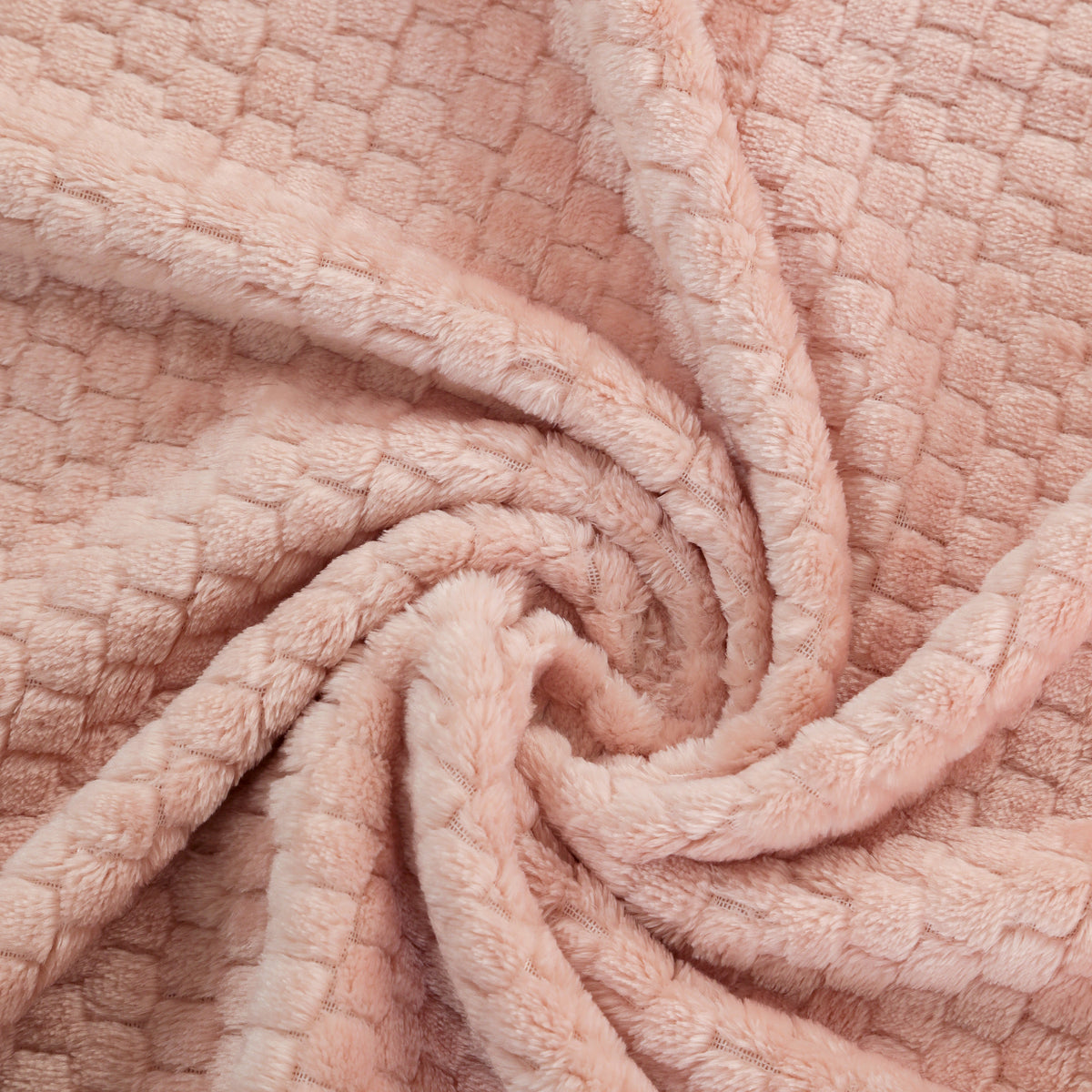 Elodie Flannel Blanket Pink