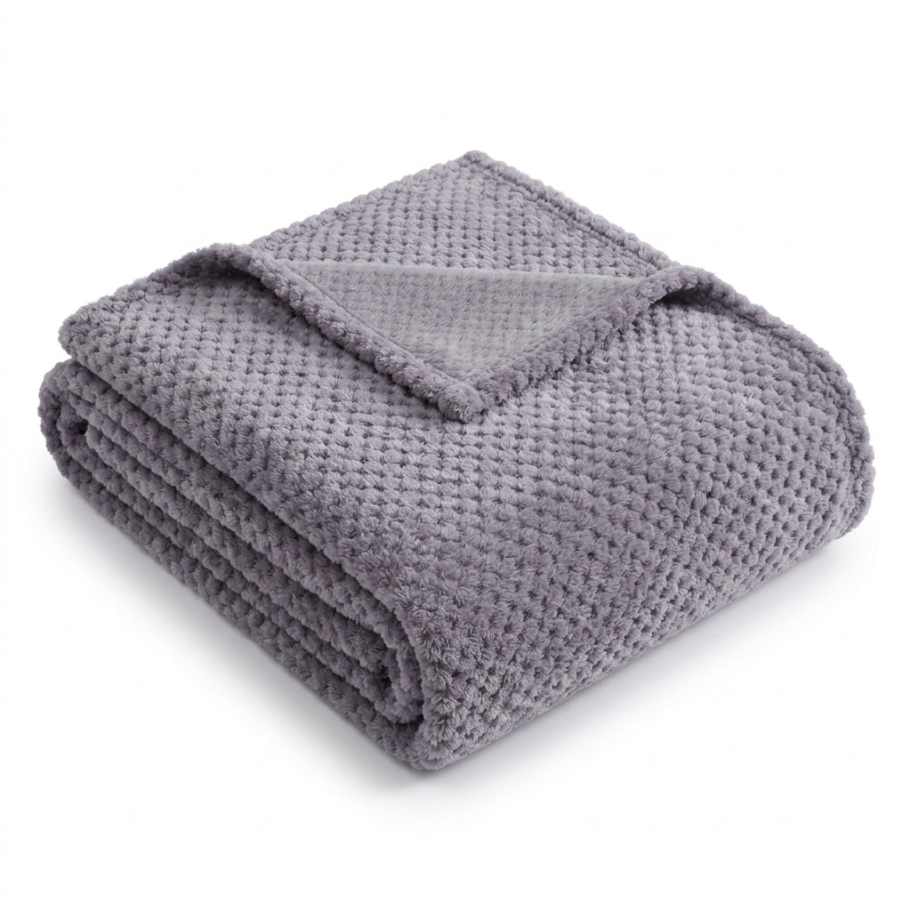 Margo Flannel Blanket Purple
