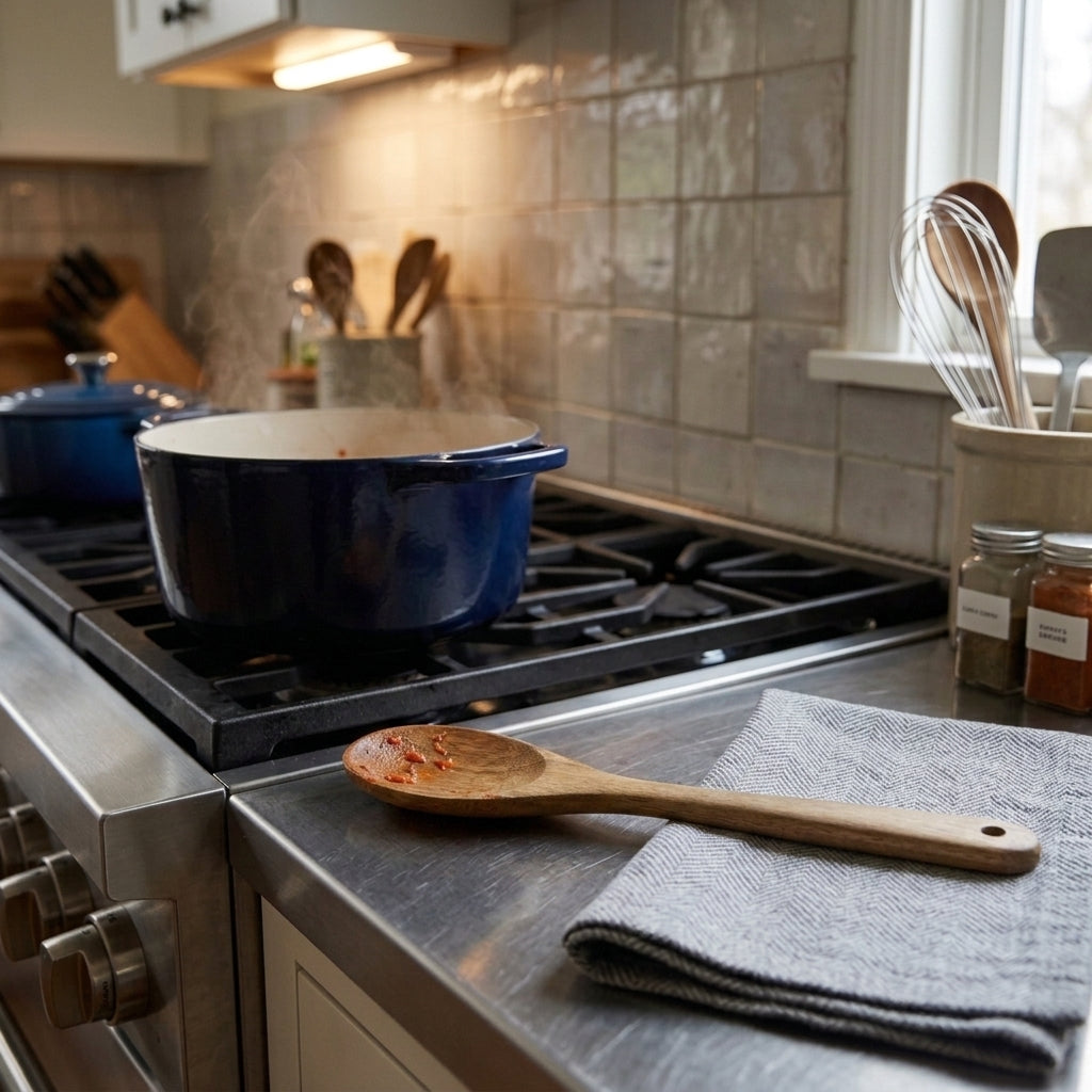 Riko Acacia Solid Spoon