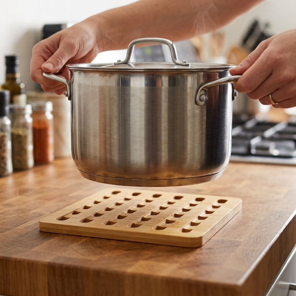Mei Square Bamboo Trivet