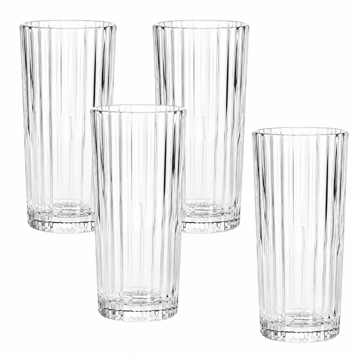 Vielle Drinking Glass 4pc Set - 11oz