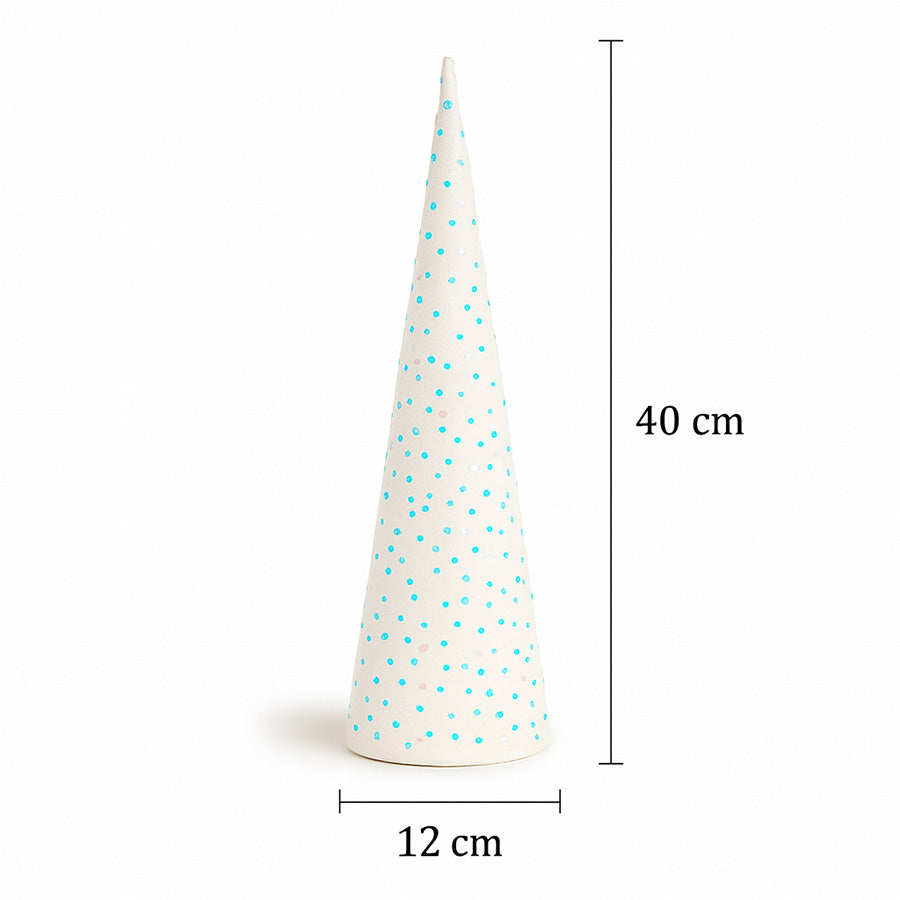 Yuletide Tree Table Top White